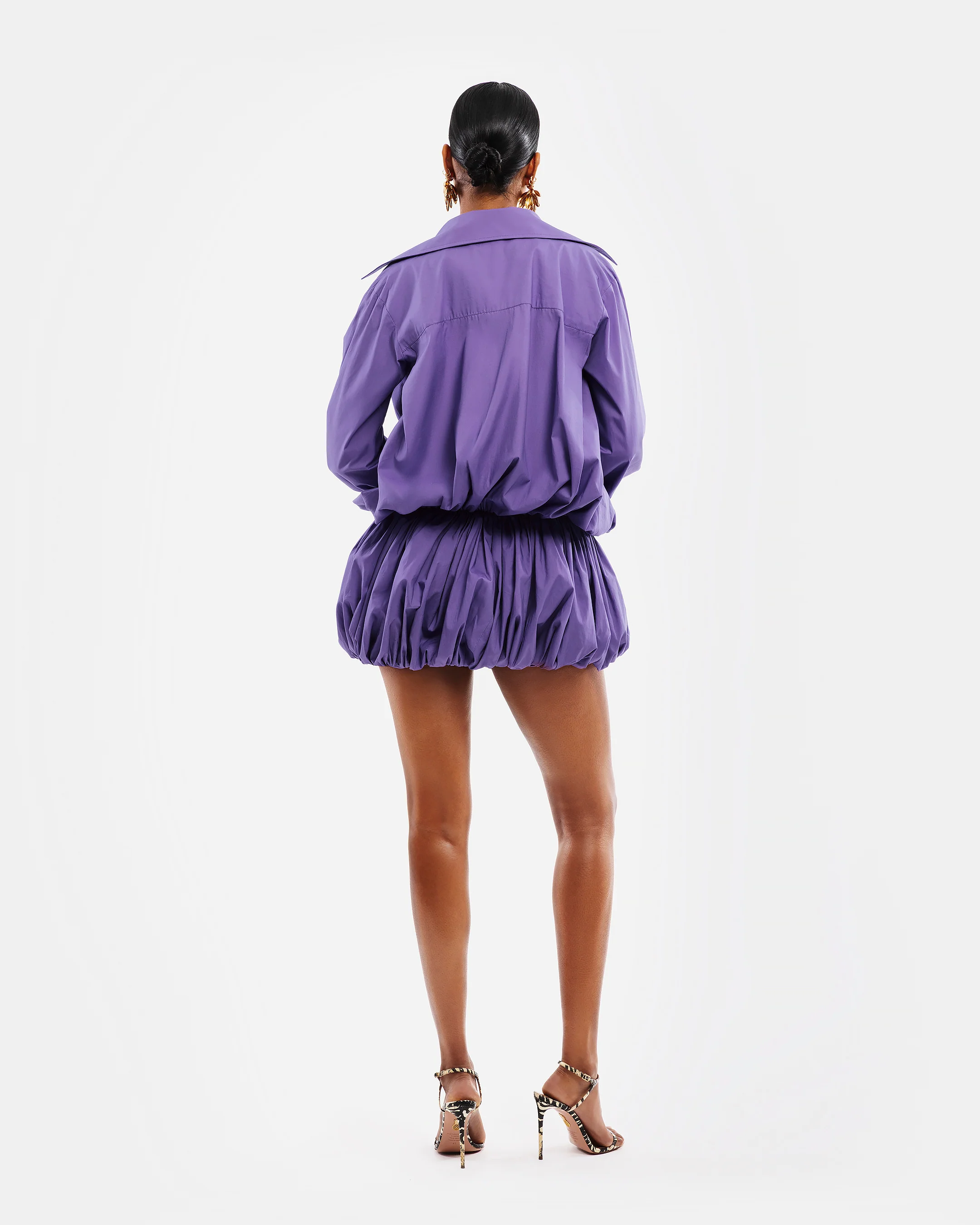 Tia Bubble Shirt Dress - Image 3
